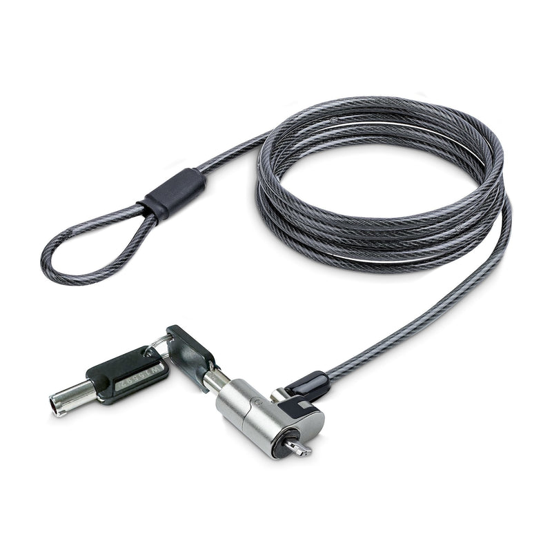 StarTech.com Nanok-laptop-lock Cable Antirrobo Black Silver 2M