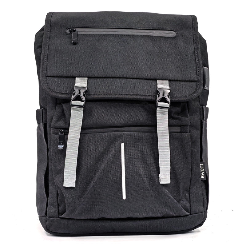 Ewent Backpack Unisex 16.1 Vintage Laptop Black