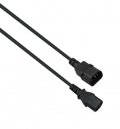 Helos Cable Power C13 - C14, Black 5,0M — image 1