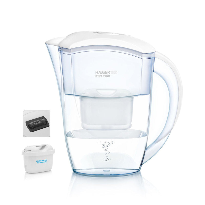 Haeger WJ-24W.004A Filter Water Jarra Transparent White