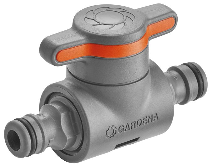 Gardena Acoplamiento With Valve Control Grey/NARANJA)18266-50