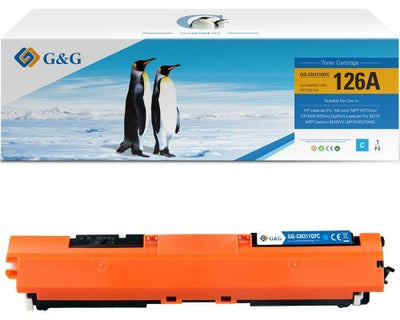 G&g Toner Compatible With HP 126A/ CE311A Canon 729C — image 1