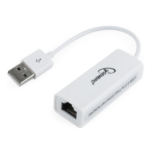 Gembird Network Card USB a RJ45 Ethernet 100MBIT/S 0.10M White — image 1