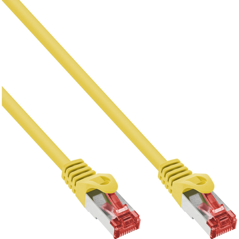 Inline Network Cable S/FTP Pimf CAT.6 250MHZ Pvc Cca Yellow 0.25M