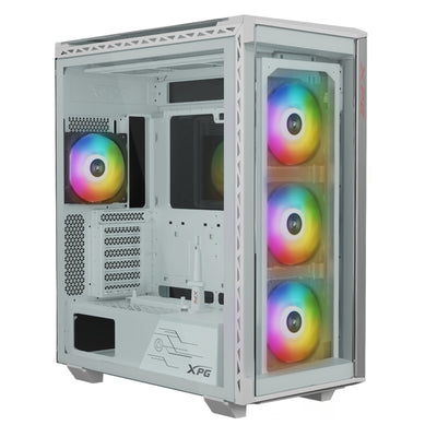 PC Case Gaming Xpg Battlecruiser Ii E-atx 1x USB-C 2x USB Without Power Supply White — image 1