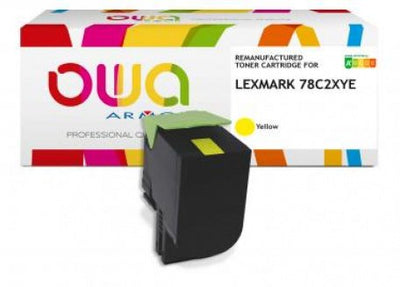 Owa Toner Compatible Lexmark 78C2XY0 Yellow (5.000 S.) — image 1