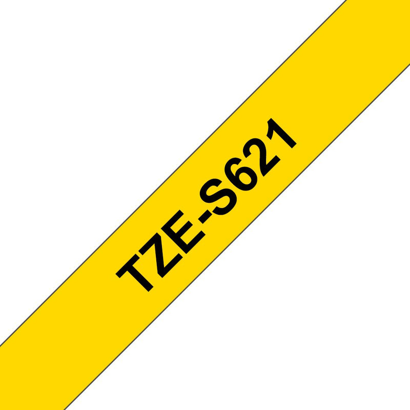 Brother Tape Laminated Yellow / Black (superadhesiva) 9MM