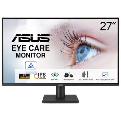 ASUS Monitor VA27AQ 27 2560 X 1440 Pixels Quad HD LCD Black 90LM06G1-B01171 — image 1