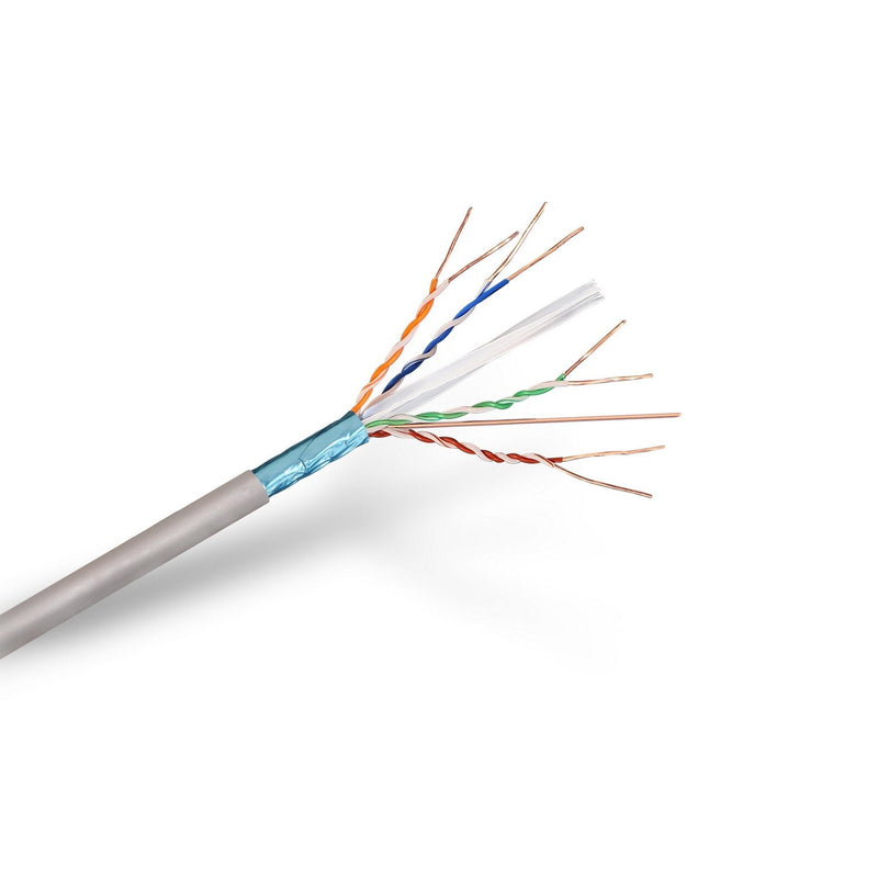 Aisens Bobina Cable RJ45 CAT.6 FTP Rigido AWG24 - 100M 100% Cobre - Grey