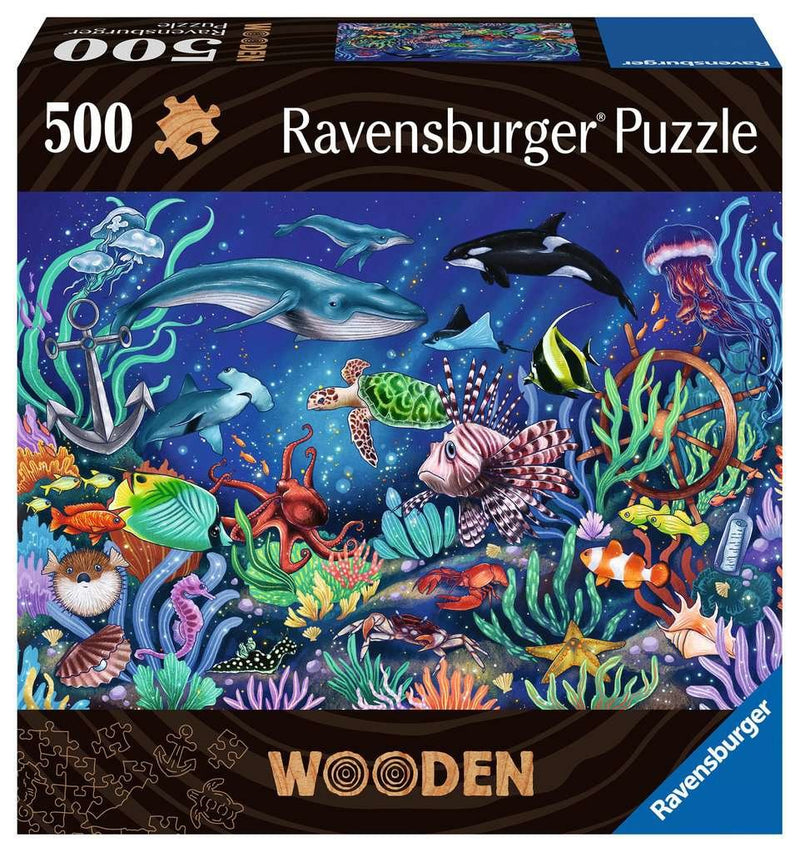 Ravensburger Wooden Puzzle Wood Abajo Mar