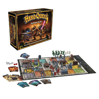 Set Of Desk Heroquest Aventuras Mazmorras Avalon Hill Espaol — image 1