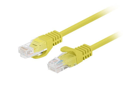 Lanberg Network Cable CAT.5E UTP 2M Yellow 10-PACK — image 1