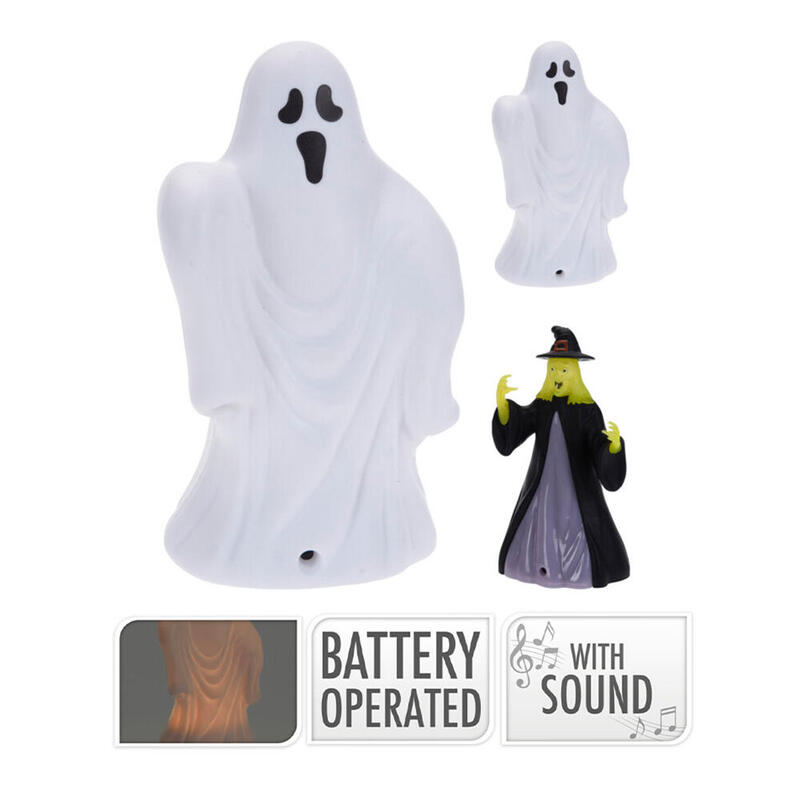 Figure Halloween With LED And Sound Modelos Variados, 14CM