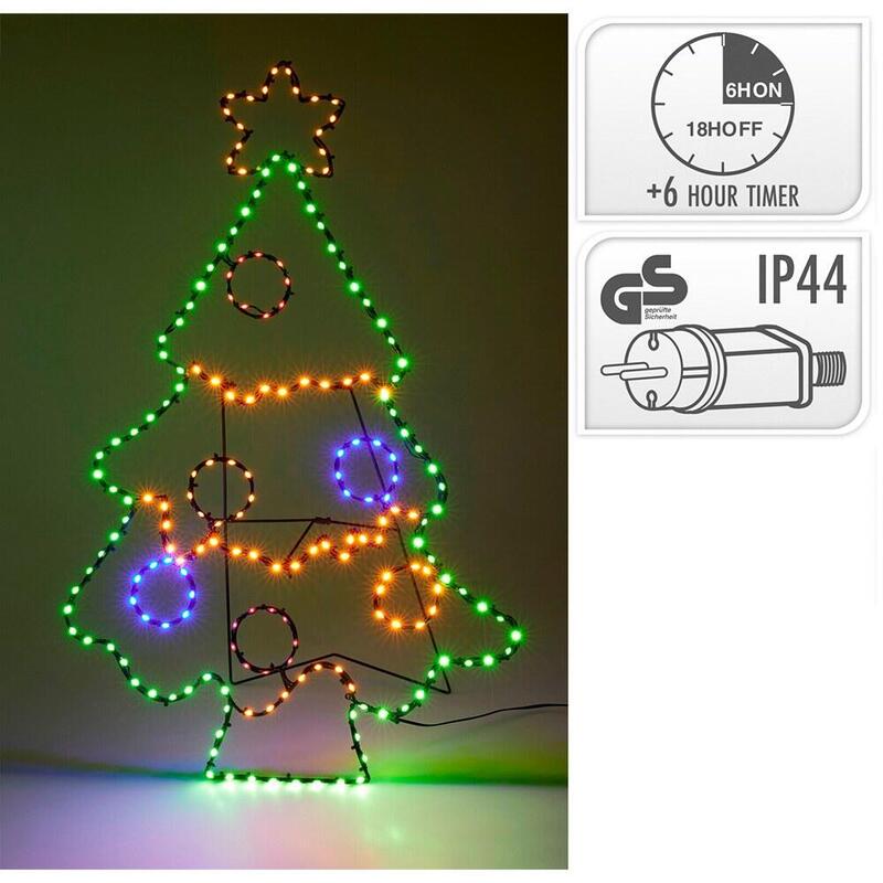 Figura LED Árbol Navidad 201 LED 80CM