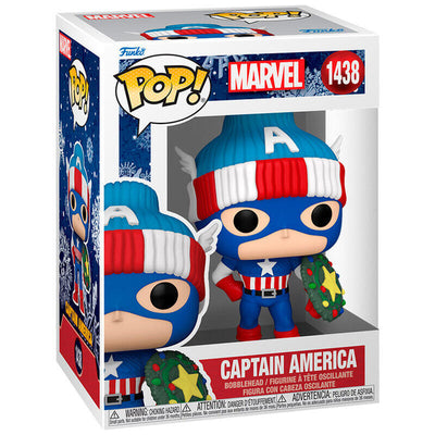 Figure Pop! Marvel Capitán América Holiday — image 1
