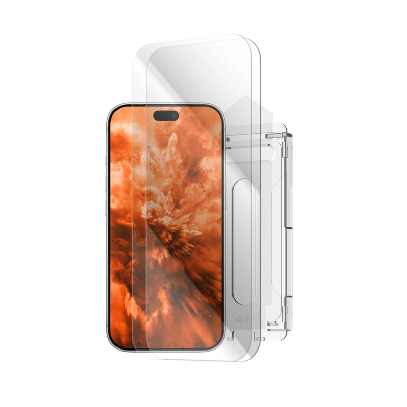 Fixed 2,5D Tempered Glass With Anti-dust Applicator For Apple Iphone 18 Pro Max. 2 Pcs