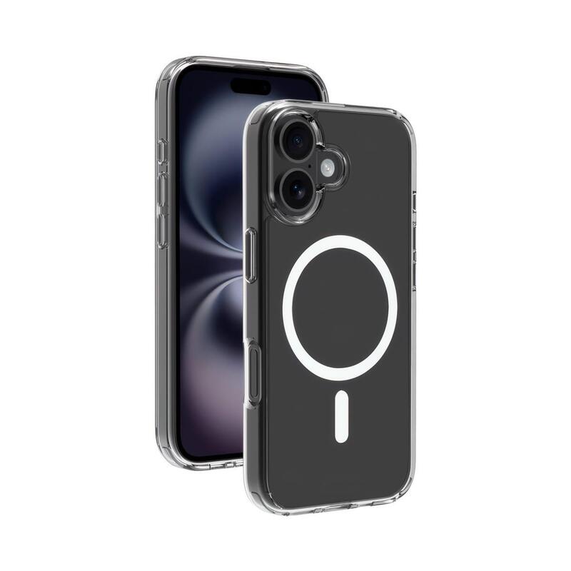 Jc Case Rear Silicone Transparent Compatible With Magsafe Apple Iphone 17