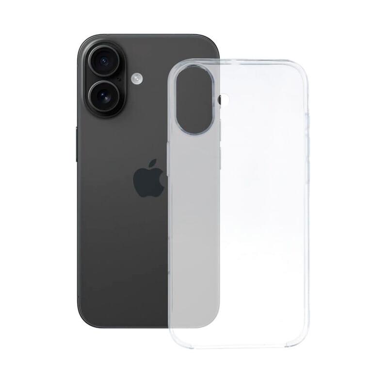 Ksix Case Rear Silicone Transparent Apple Iphone 16