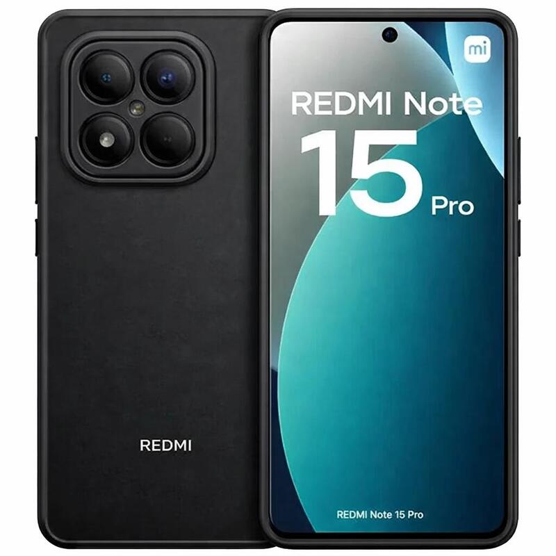 Case Xiaomi Redmi Note 15 Pro 4G Square Liquid Premium Black
