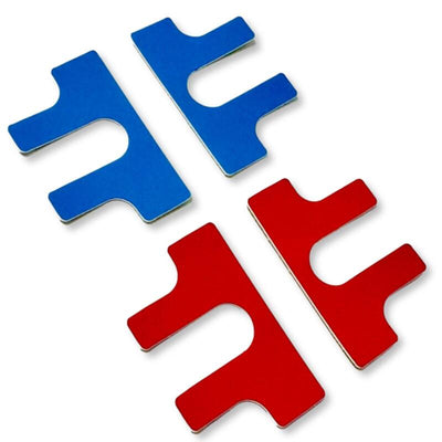 Gude 7902 Frontetiketten, Self-adhesive Red Blue — image 1