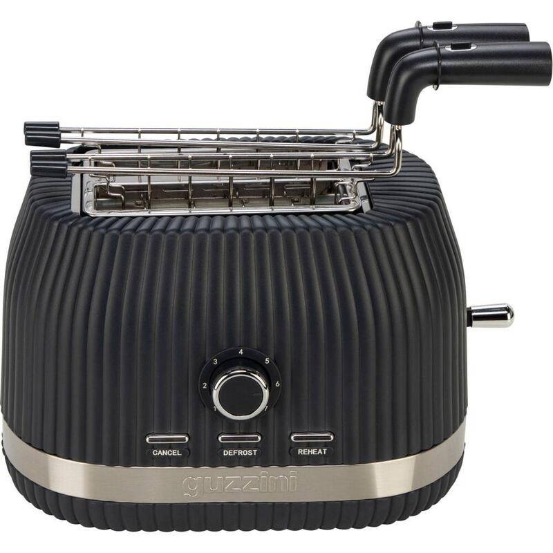 Guzzini Sous Chef Toaster With Klappbaren Zangen, Grey