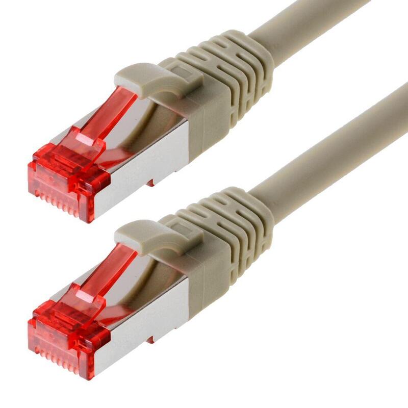 Helos Network Cable S/FTP CAT.6 Grey 2,0M