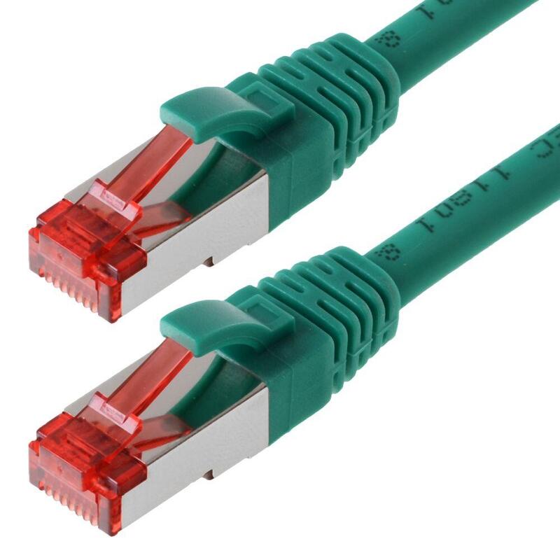 Helos Network Cable S/FTP CAT.6 Green 7,5M