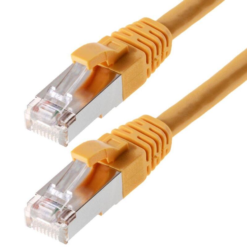 Helos Network Cable Sf/UTP CAT.5E Yellow 7,5M