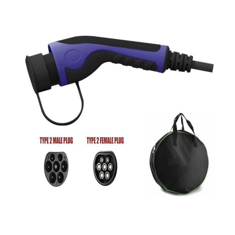 Helos Typ 2 Ev Cable Charging Tüv Mode 3,32A,22KW, 3-FÁSICO 7,5 Meter With Bag