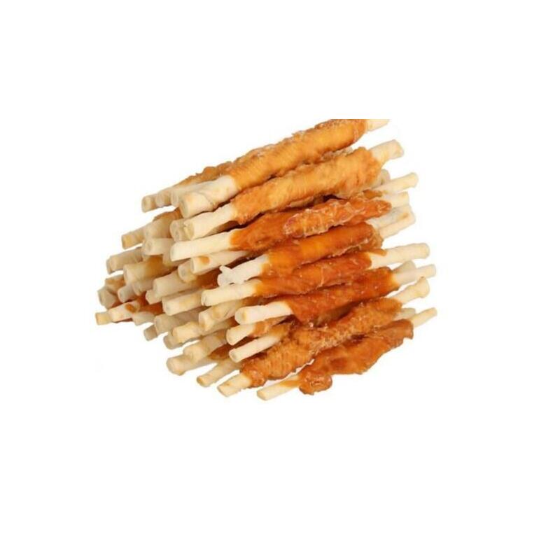 Hilton Chicken Wrap White Rawhide Stick - Golosina Perros - 500G