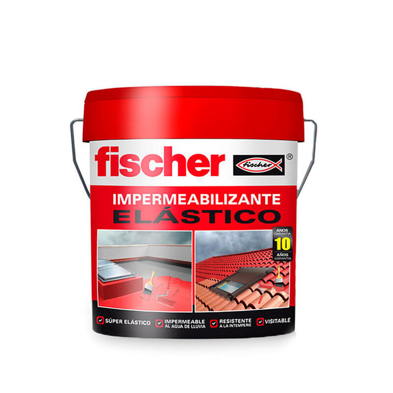 Fischer Impermeabilizante Elastico 4L Red 547157