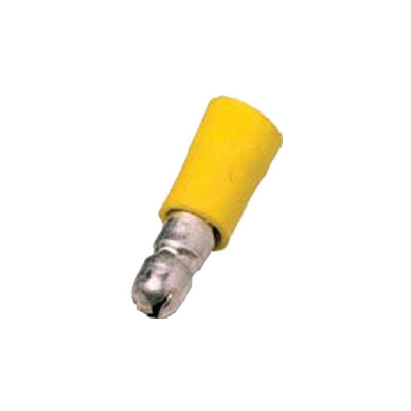 Intercable ICIQ6RST Rundstecker 4-6QMM Plug 5MM Yellow