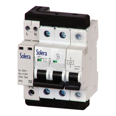 Solera Switch Automatic Monofasico 2 Polos 2P 40A C 10KA COMBI2P40T15 — image 1