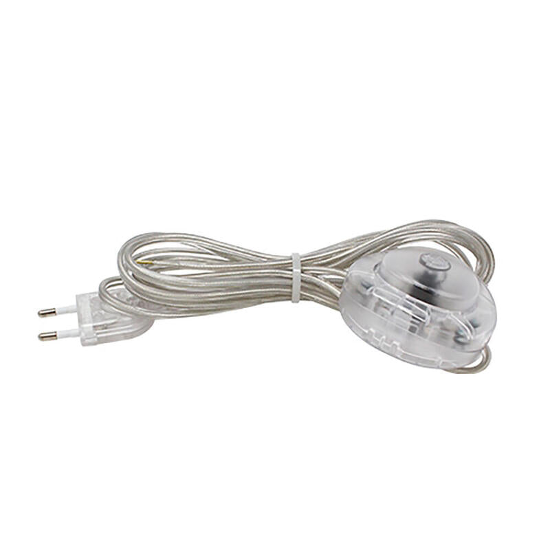 Switch Eléctrico Pie With Cable 2,5A 250V, 3M, Transparent