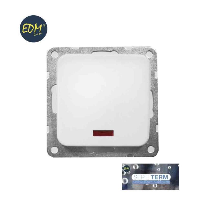 EDM Switch Empotrar Luminososerie Term Bag Blister)