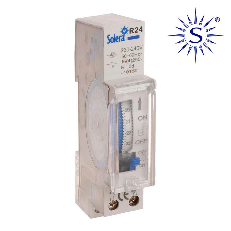 Solera Switch Horario 24 Horas Analogico (retractilado) R24