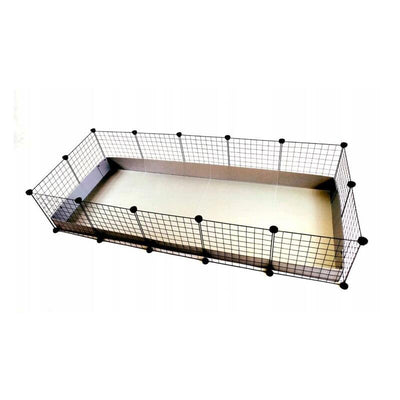 C&c Cage Modular 5X2 Conejo, Cerdo And Erizo, Silver — image 1