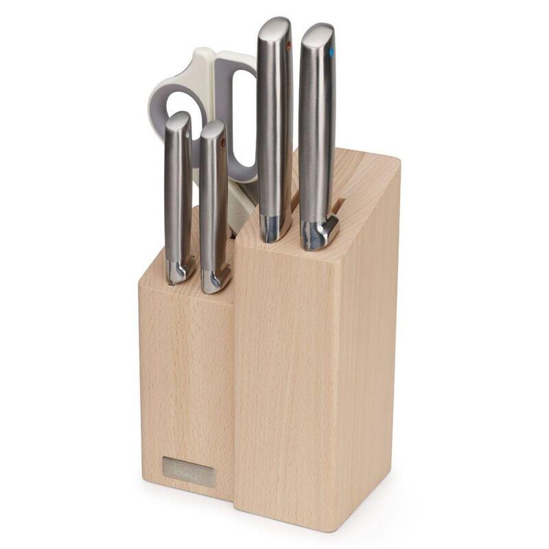 Joseph Elevate Fusion 5PC Knife&sciss.set W.beechwood Blk.