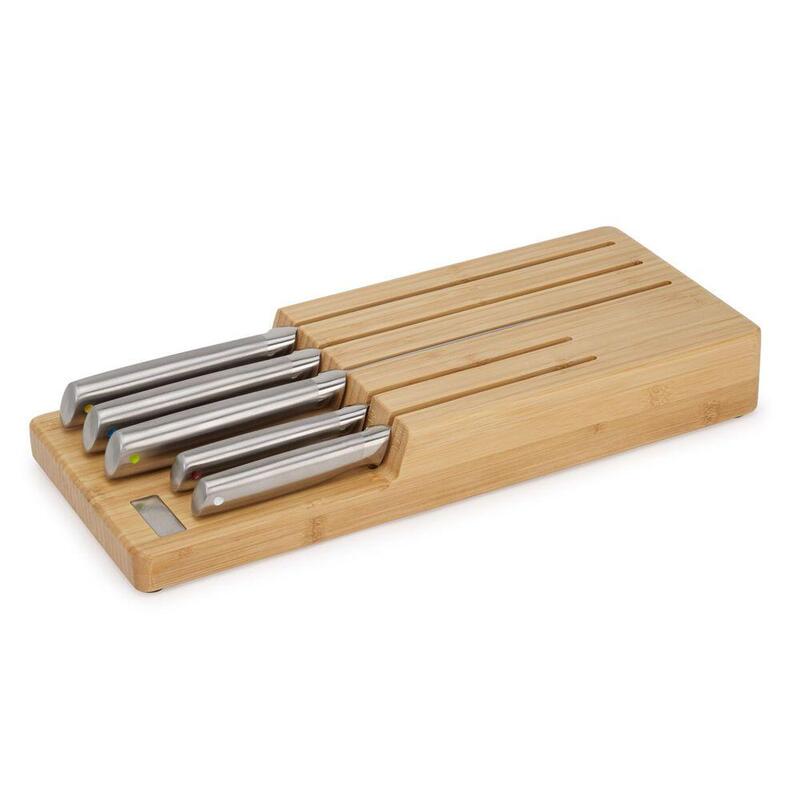 Joseph Elevate Sst Knife Set W.in-drawer Bamboo Stor.tray
