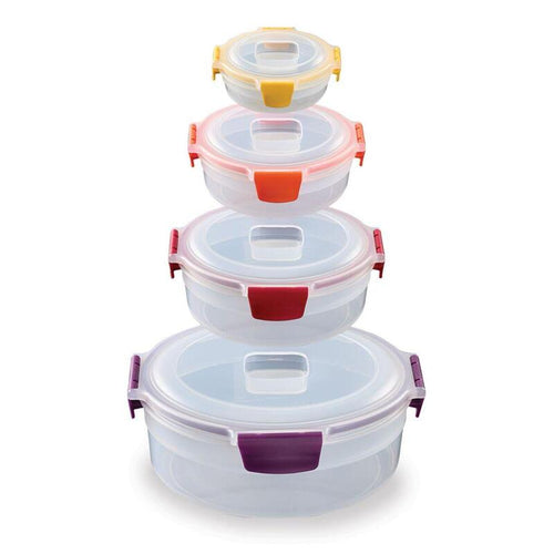 Joseph Nest Lock 4-PIECE Multic. Round Food Container Set — image 1
