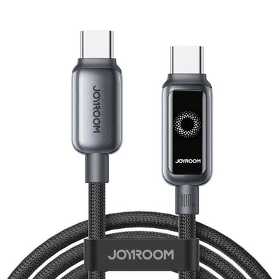 Joyroom Cable Intelligent Power-off 100?W USB-C a USB-C 1,2?M, Black — image 1