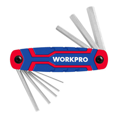 Workpro Set Of 8 Keys Allen Plegables (métrico) — image 1