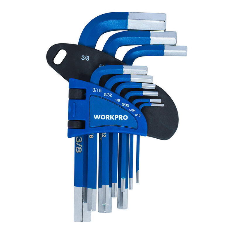 Workpro Set de 9 Llaves Allen (métrico)