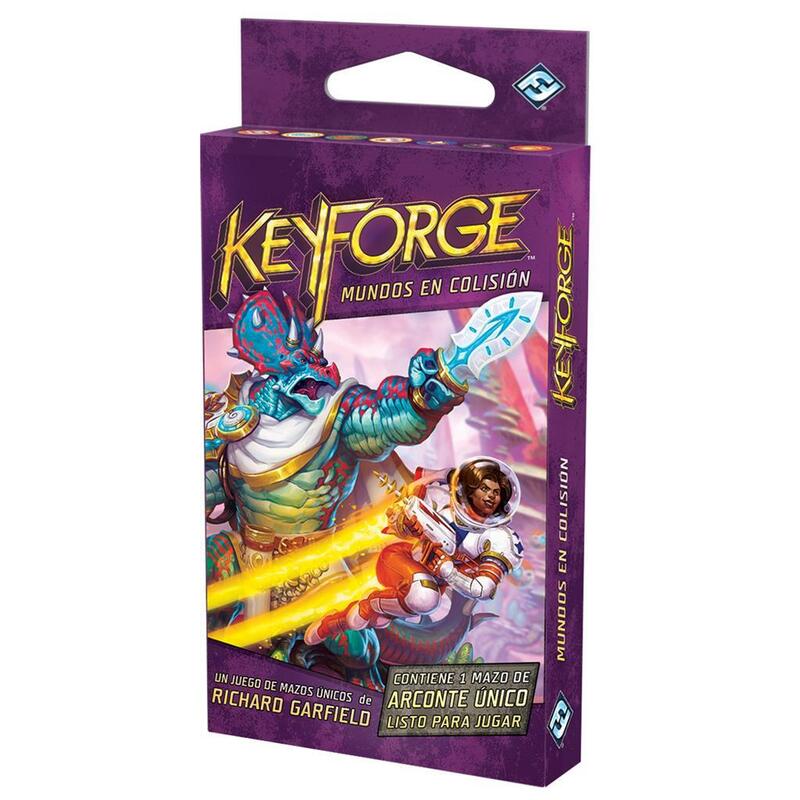 Set Of Desk Keyforge Mundos Colision Mazo Pegi 14