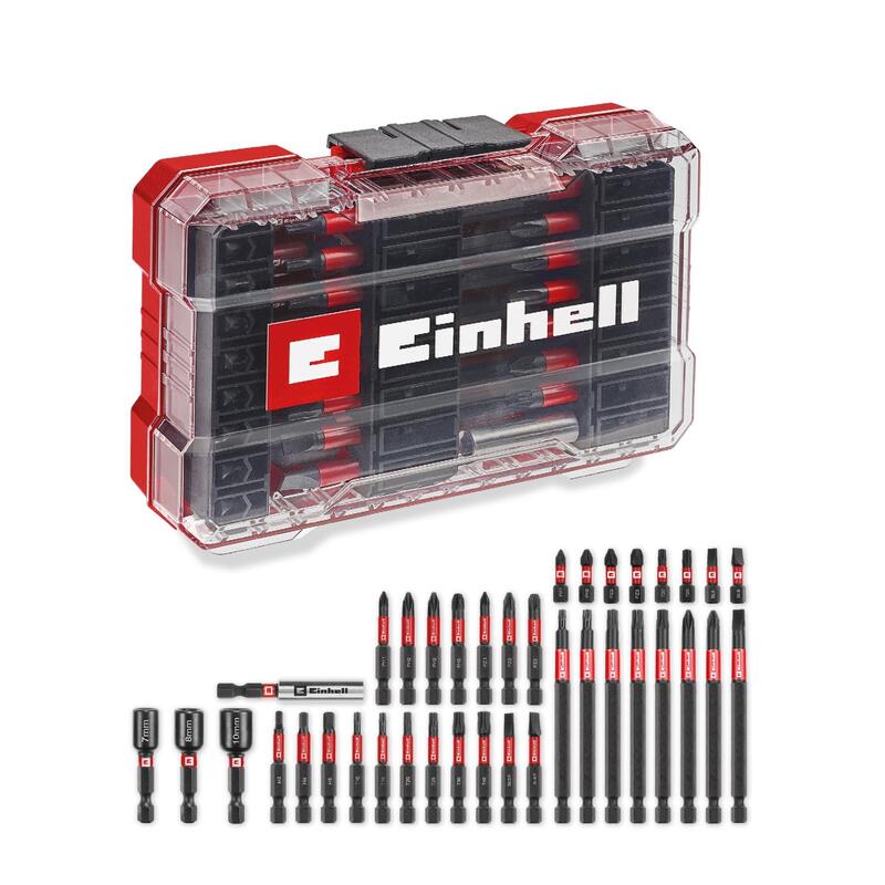 Set Of Puntas Impacto Einhell Case M, 38 Pieces 109250