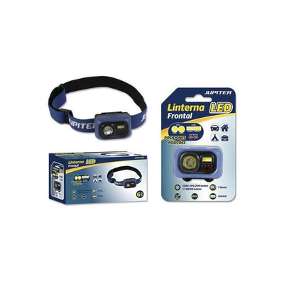 Jupiter Linterna Front LED 200LM + Cob 50LM - Resistencia IP65 - Rubber Adjustable Cabeza - Funciona With 3 Ba — image 1