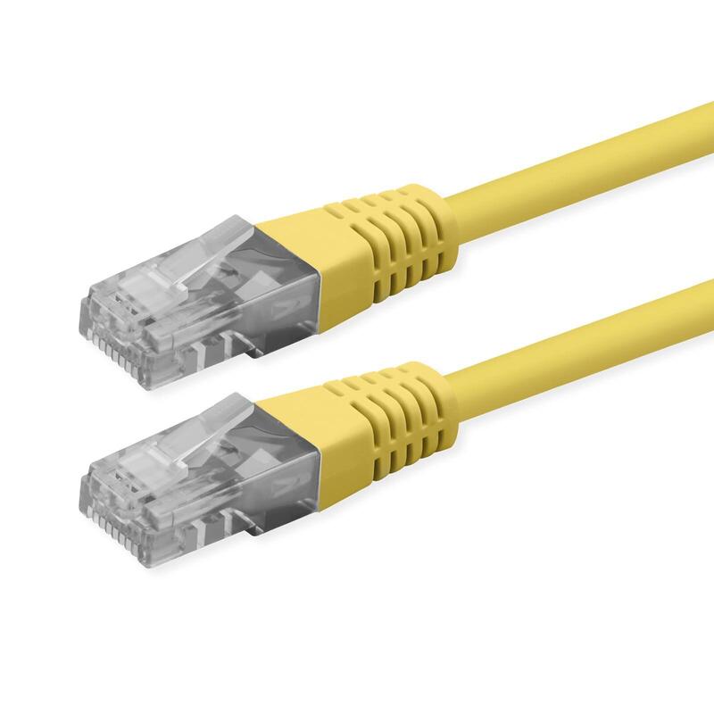 Roline Kab Network Cable CAT.6 Class And UTP PoE Yellow 5M