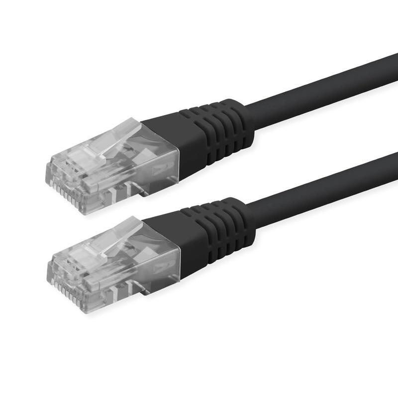 Roline Kab Network Cable CAT.6 Class And UTP PoE Black 3M