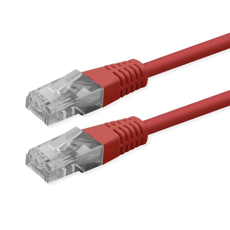 Roline Kab Network Cable CAT.6 Class And UTP PoE Red 3M