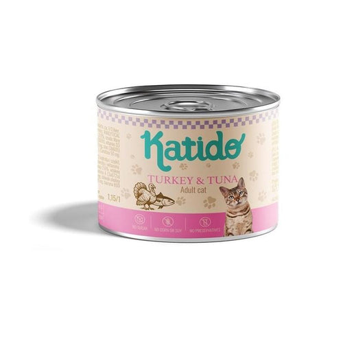Katido Pavo I Tunczyk Comida Húmeda Gato 200G — image 1